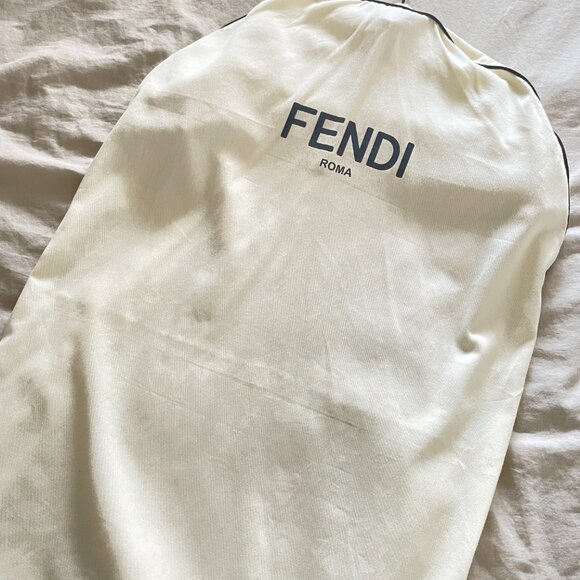 Fendi×Skims white logo embossed mini dress S size - Picture 12 of 13